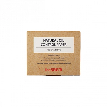 Матирующие салфетки Natural Oil-Paper