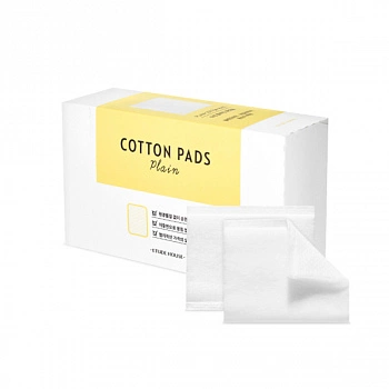Гладкие ватные диски 80шт Cotton Pads Plain 80ea