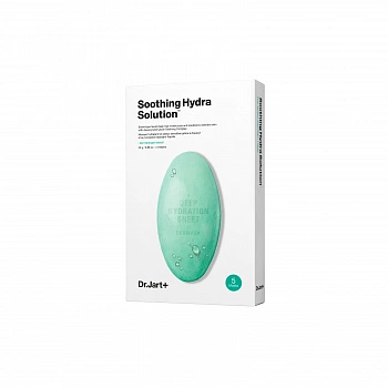 Увлажняющая маска для лица с алоэ вера 25г*5шт. Dermask Water Jet Soothing Hydra Solution 25g*5ea